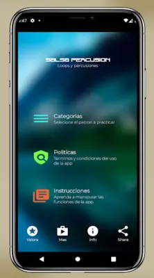 Salsa Percusion android App screenshot 3